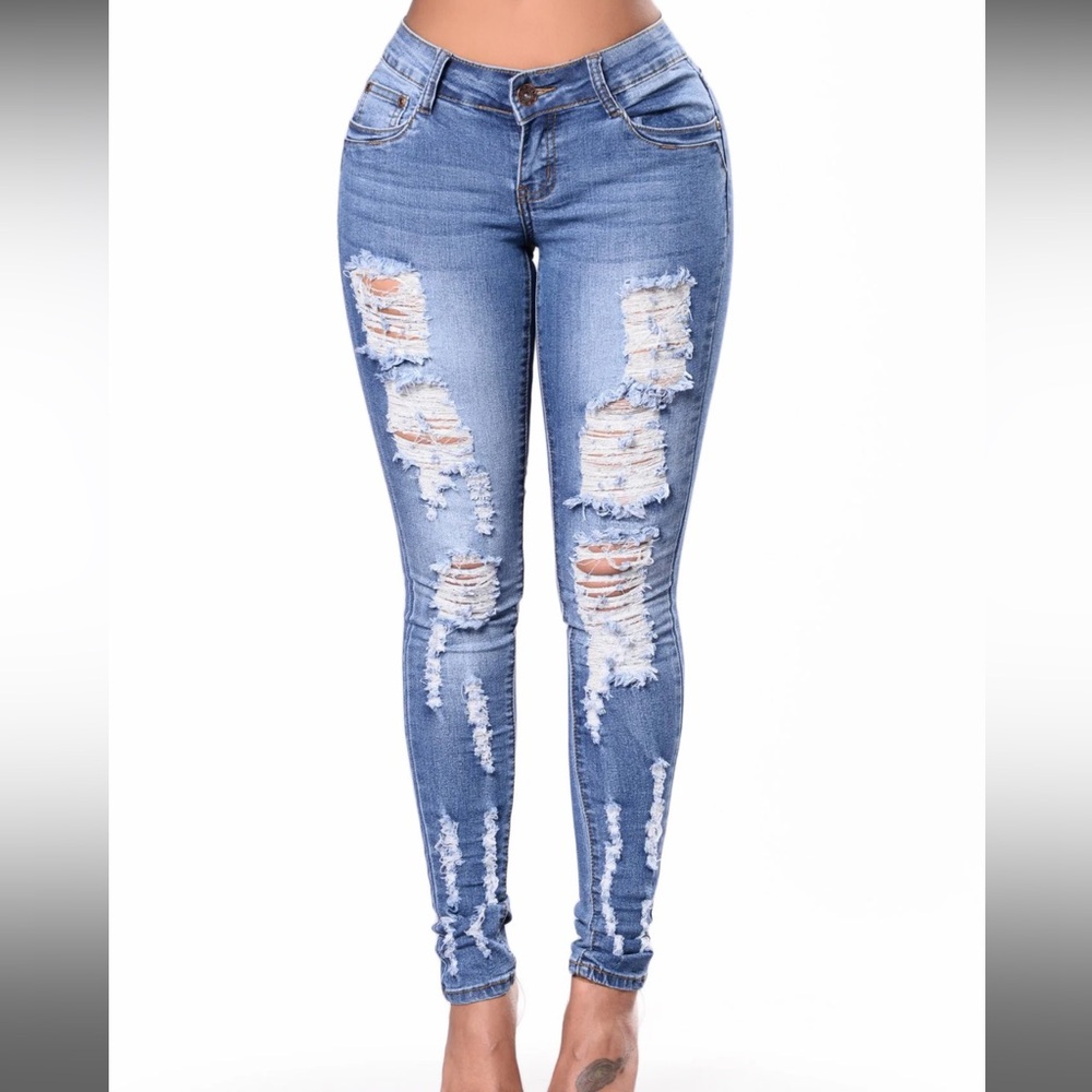 Fashion Nova Passionate From Miles Away Jeans - Medium